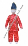 Pakaian Adat Makassar - Merah Boy S